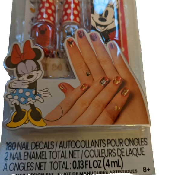 **New** Disney Minnie Mouse Fashion Angels Nail Design and Decal set - Picture 3 of 5